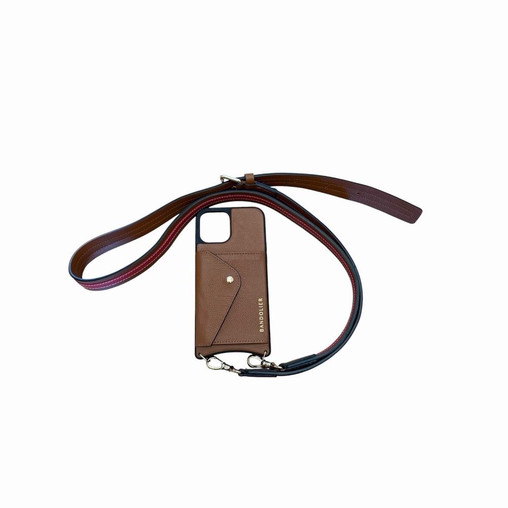 Bandolier Pro Max Crossbody Brown Leather See Measurements